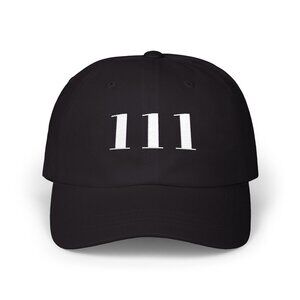 111 Angel Number Dad Hat Minimalist Spiritual Manifestation Baseball Cap
